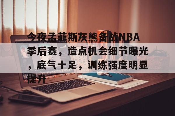 关于今夜孟菲斯灰熊备战NBA季后赛，造点机会细节曝光，底气十足，训练强度明显提升的信息-米兰体育在线登录